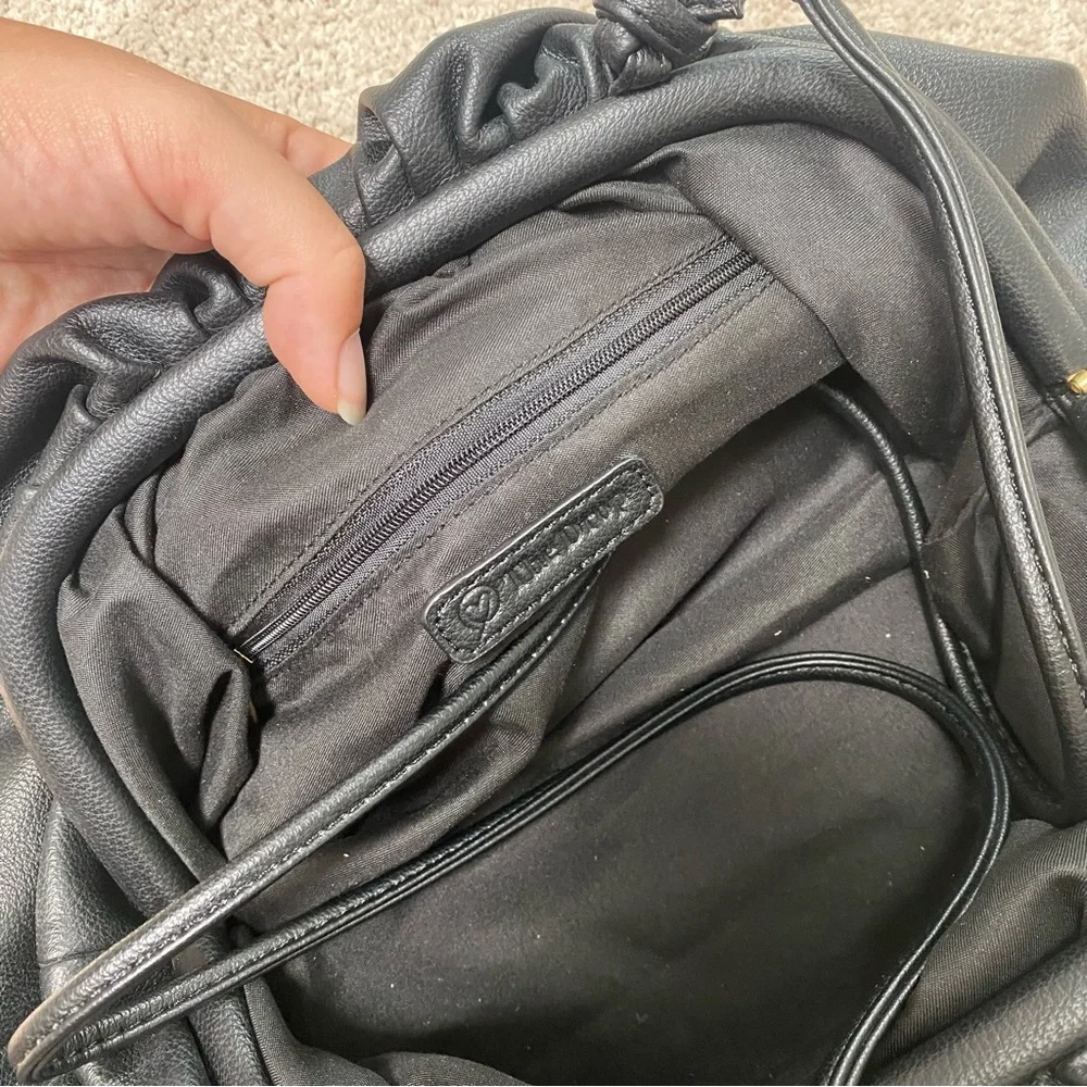 NWOT Amazon the drop black clutch - Picture 7 of 8